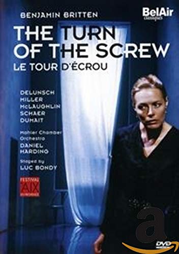 DVD cover for "The Turn of the Screw" featuring a woman’s portrait.