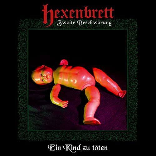 CD cover with a broken, glowing red doll on a dark background.