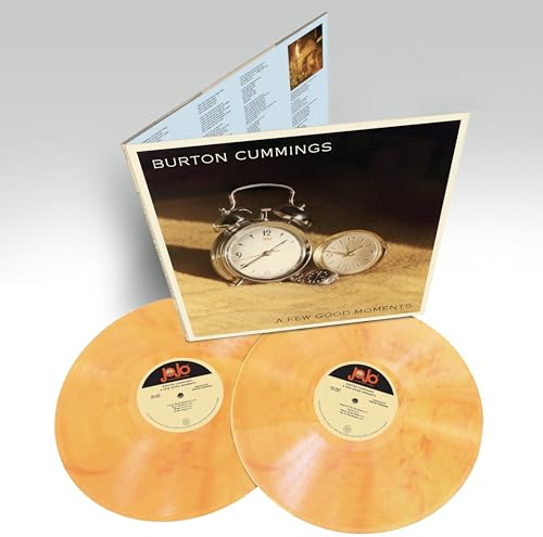 Burton Cummings vinyl record with album cover featuring clocks.