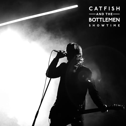 Black and white album cover featuring a silhouetted singer with a guitar.