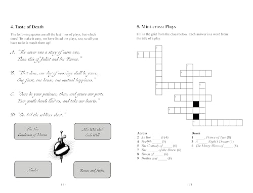 The Shakespeare Puzzle Book : 365 Shakesperean puzzles, posers and conundrums for every day of the year