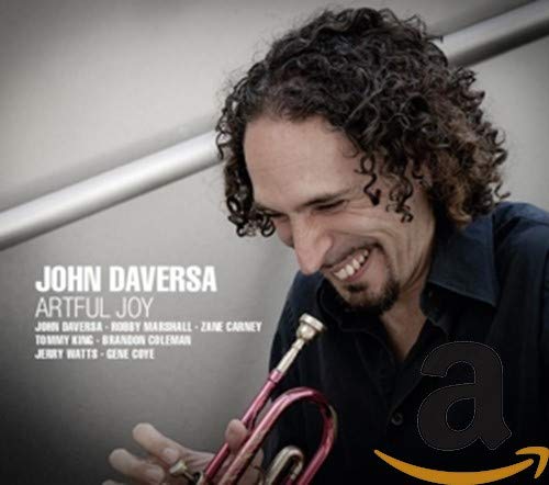 John Daversa album cover featuring a smiling man with a trumpet.