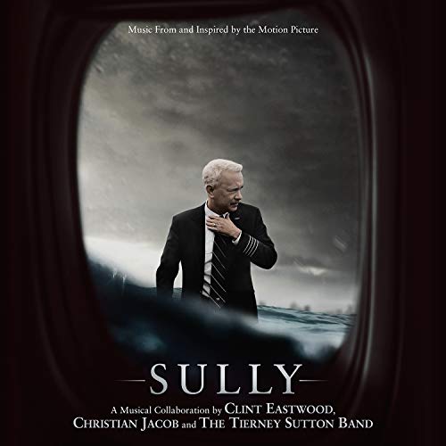 CD cover for "Sully" soundtrack featuring Clint Eastwood in a suit.