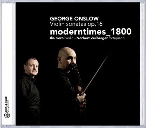 CD cover: two men, violinist and pianist, in black attire.