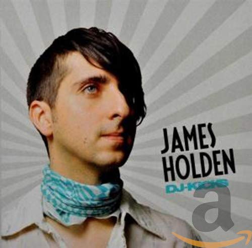 CD cover featuring James Holden with a burst background and text.