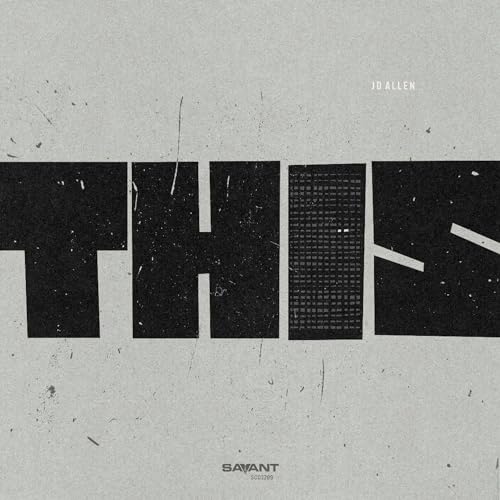 Album cover for "This" by Jd Allen, with bold, textured typography.
