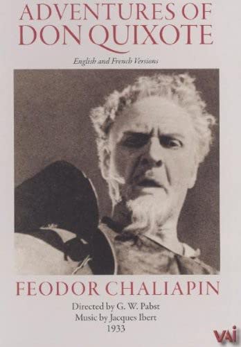 DVD cover featuring Feodor Chaliapin in a portrait from "Don Quixote.
