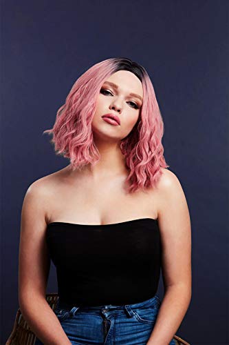 Smiffys Fever Cara Wig, Two Toned Blend