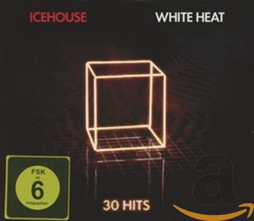 Icehouse White Heat 30 Hits CD cover featuring a glowing neon cube on black.