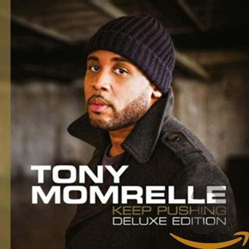 CD cover featuring Tony Momrelle in a black beanie and jacket.