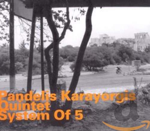 CD cover with a tree and distant cityscape in sepia tones.