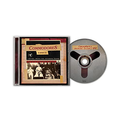 Commodores “Alabama ‘69” CD case and disc against a white background.