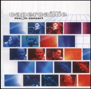Capercaillie live concert CD cover with grid of musician portraits.