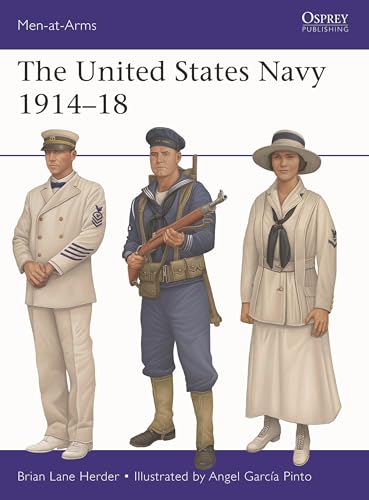 Book cover depicting three illustrated U.S. Navy personnel, 1914-1918.