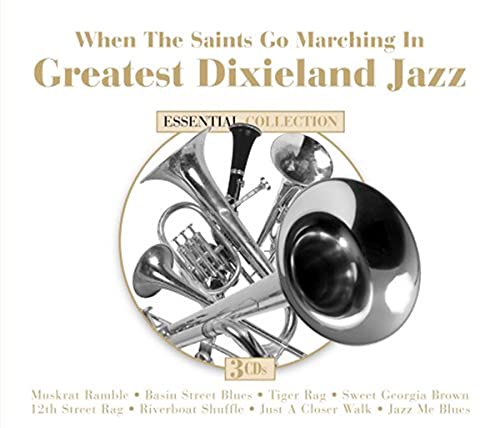 CD cover for “When The Saints Go Marching In” Dixieland jazz compilation.