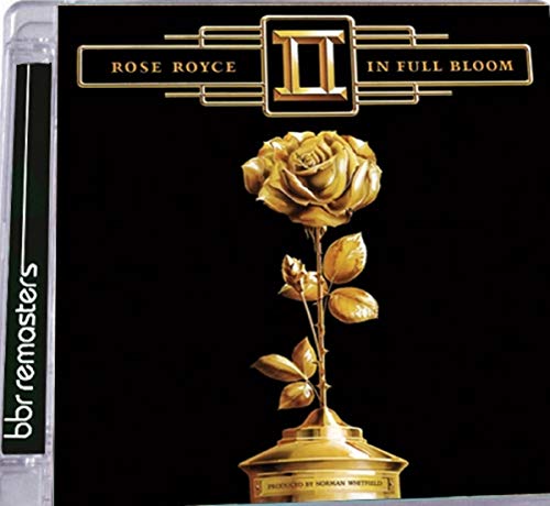 Rose Royce “In Full Bloom” CD cover with a golden rose image.