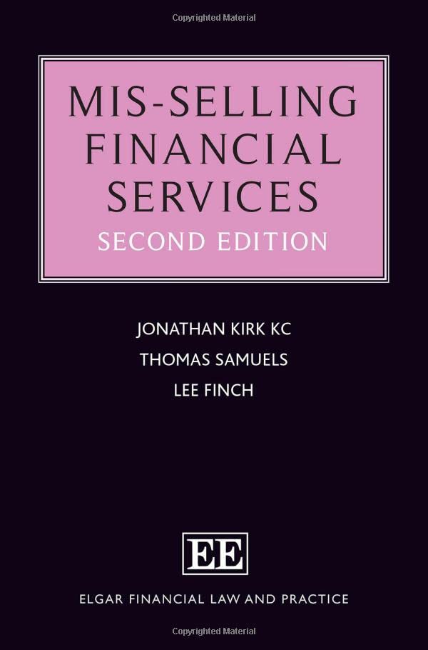 Mis-selling Financial Services