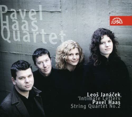 CD cover featuring the Pavel Haas Quartet and composer names.