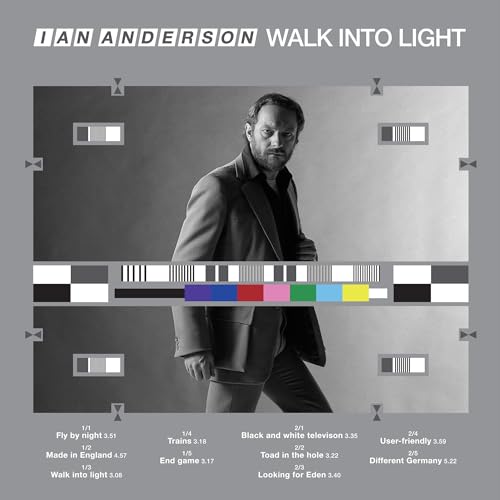 Ian Anderson album cover, “Walk Into Light”, featuring a portrait of the artist.