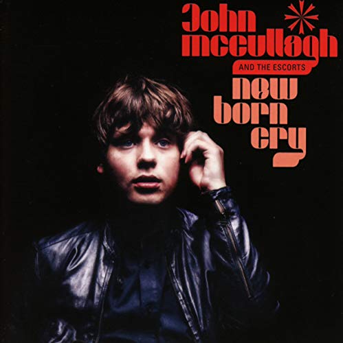 Album cover for John McCullagh’s “New Born Cry” featuring a portrait.
