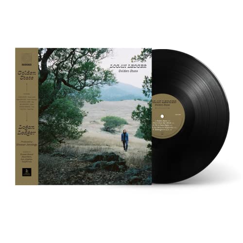 Logan Ledger’s “Golden State” vinyl record with landscape cover art.