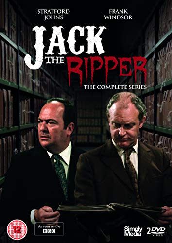 DVD cover for Jack the Ripper featuring two men in suits in a library.