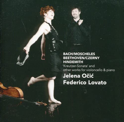 CD cover featuring musicians Jelena Očić and Federico Lovato.