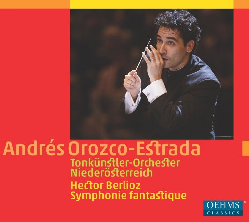 CD cover featuring conductor Andrés Orozco-Estrada in black attire.