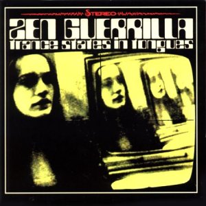 CD cover with distorted faces in yellow and black tones.