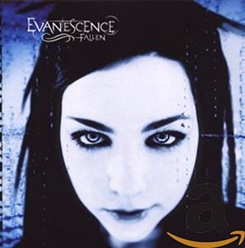 Evanescence “Fallen” CD cover with a pale woman’s face and dark hair.