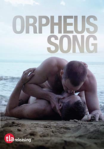 DVD cover for "Orpheus Song" depicts two men embracing on a beach.