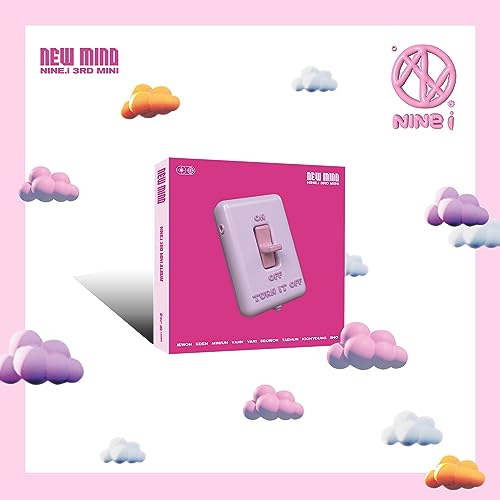 CD cover for Nine.i’s “New Mind” featuring a light switch and clouds.