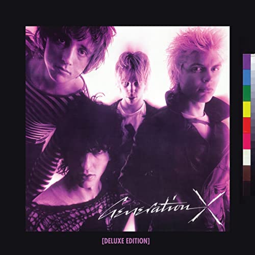 CD cover for Generation X’s “Generation X (Deluxe Edition)” featuring band members.