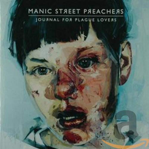 CD cover for Manic Street Preachers’ “Journal for Plague Lovers” with painted portrait.