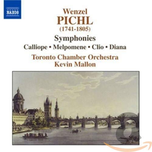 CD cover for Wenzel Pichl symphonies performed by the Toronto Chamber Orchestra, Kevin Mallon.