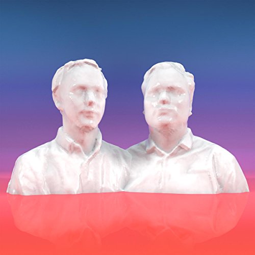 CD cover: Two white bust portraits against a red and blue gradient.