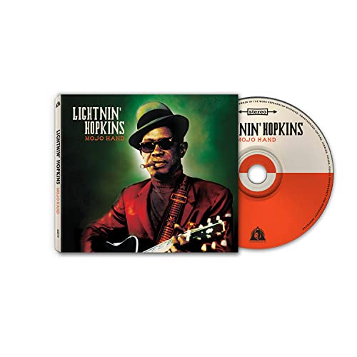 CD case and disc for Lightnin’ Hopkins’ “Mojo Hand” album.