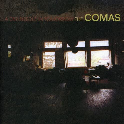 CD cover for The Comas’ “A Def Needle In Tomorrow” with a room view.