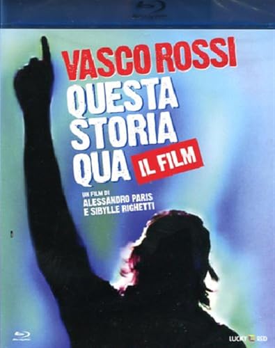 Questa Storia Qua" Blu-ray cover featuring Vasco Rossi raising a finger.