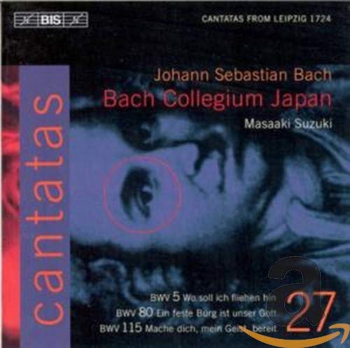 CD cover for Bach Cantatas, Vol. 27 by Bach Collegium Japan.