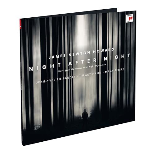 Vinyl record cover for “Night After Night” soundtrack, featuring a forest scene.