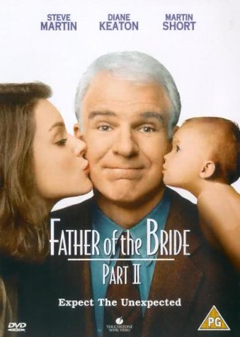 DVD cover for "Father of the Bride Part II" featuring Steve Martin.
