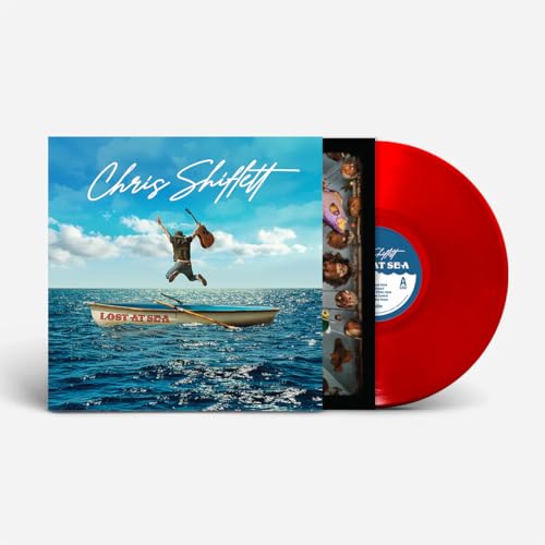 Chris Shiflett “Lost At Sea” vinyl record and album cover art.