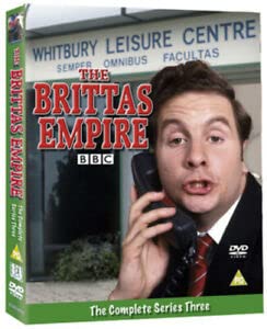 DVD cover for "The Brittas Empire" Series 3, featuring a man with a phone.