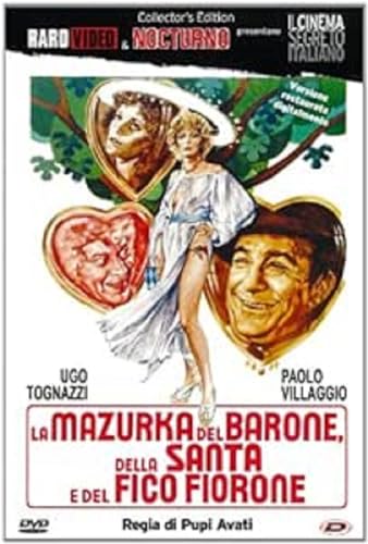 DVD cover for "Mazurka Del Barone" featuring a woman in white and heart motifs.