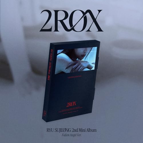 Ryu Sujeong’s “2ROX (Fallen Angel)” CD case with a portrait of a woman.