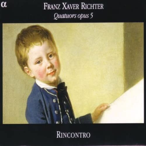 CD cover featuring a portrait of a young boy in 18th-century clothing.