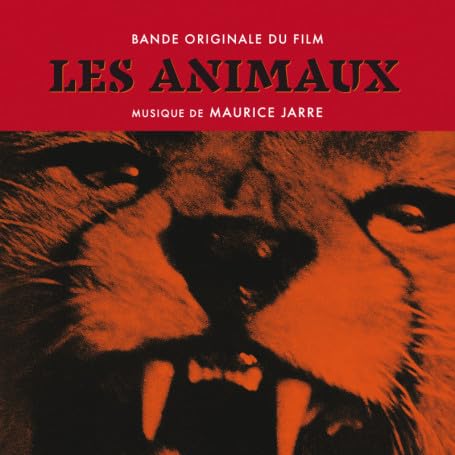 CD cover for "Les Animaux" featuring a lion’s face in orange tones.