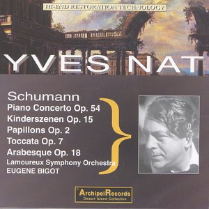 CD cover featuring pianist Yves Nat and classical music details.