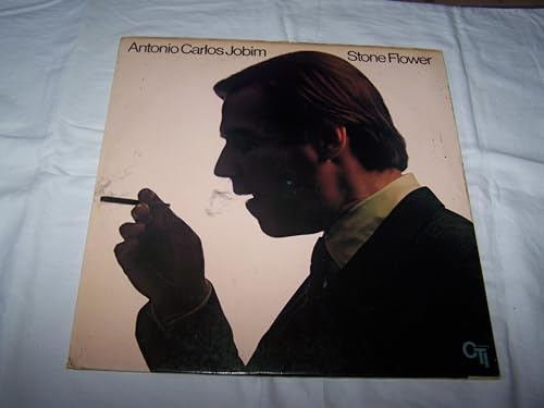Vinyl record cover featuring a profile portrait of Antônio Carlos Jobim.